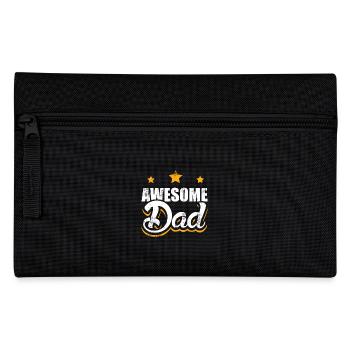 Awesome Dad Father's Day dad father gift - Pencil Case - black - Front