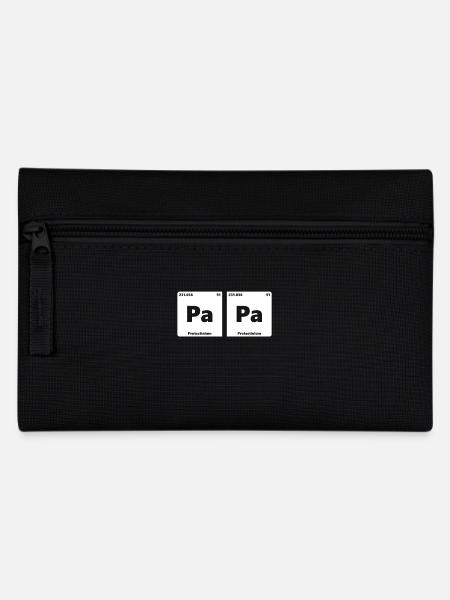 Chemisches Element PaPa - Federtasche - Schwarz