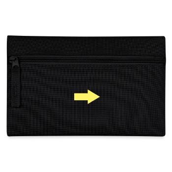 Camino de Santiago Way of St. James yellow arrow - Pencil Case - black - Front