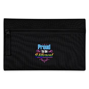 Proud to be Different - Federtasche - Schwarz - Vorne