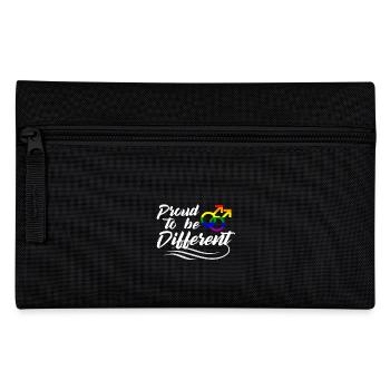 Fier d'être différent - Trousse - noir - Devant