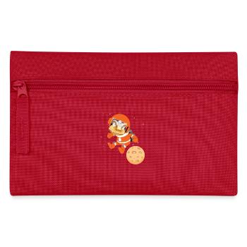 Space Astronaut Dinosaur - Pencil Case - red - Front