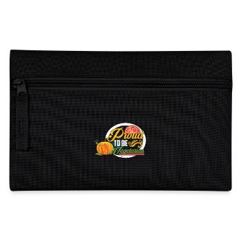 Proud to be Vegetarian - Federtasche - Schwarz - Vorne