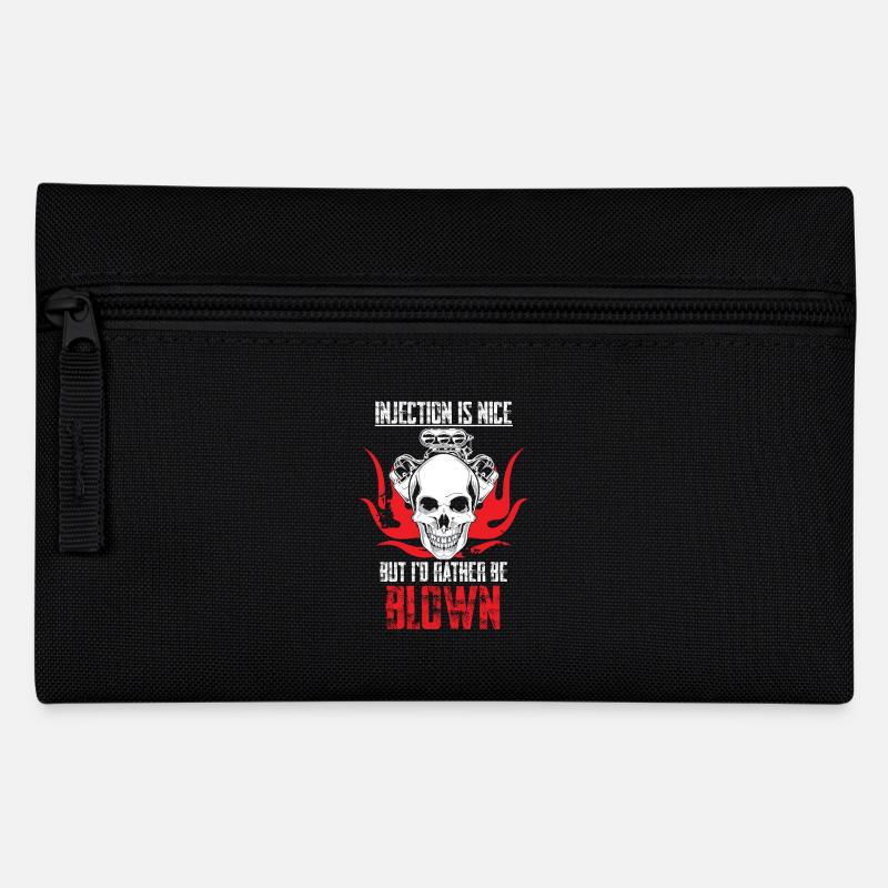 I'd rather be blown - Pencil Case - black