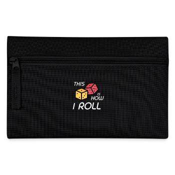 RPG Dice RPG Board Game Nerd Gift - Pencil Case - black - Front