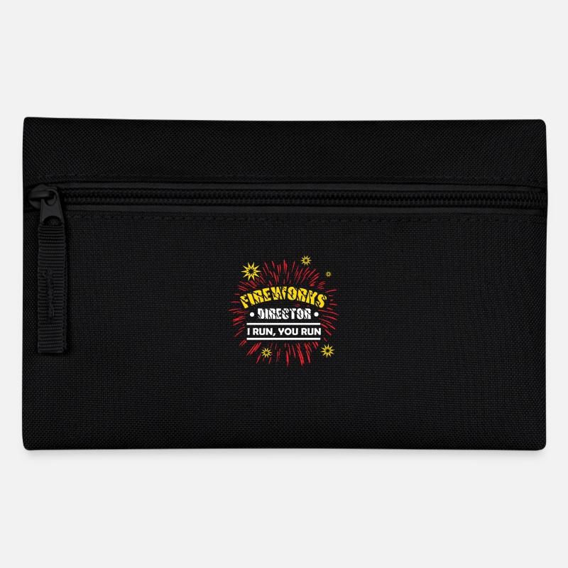 Fireworks fireworks pyrotechnics Girandole bang - Pencil Case - black