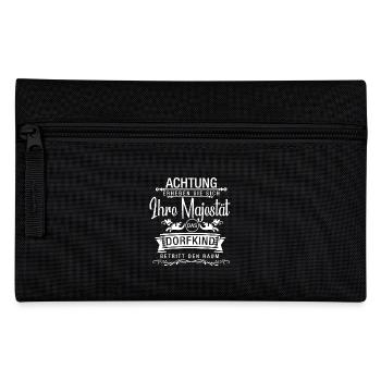 Attention augmenter la chemise de l'enfant du village - Trousse - noir - Devant
