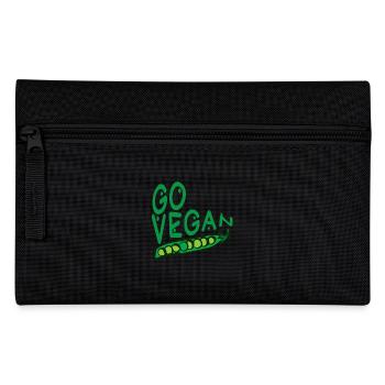 Aller végétalien - Trousse - noir - Devant