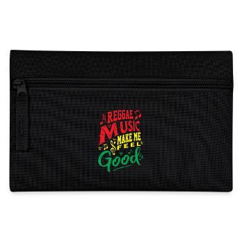 La musique reggae me fait me sentir bien - Trousse - noir - Devant