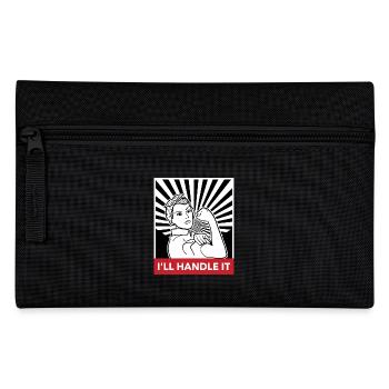 Frauenpower - Federtasche - Schwarz - Vorne