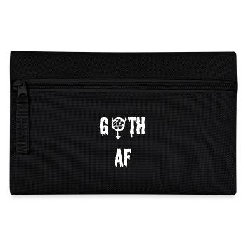 Goth as fu** - Geschenk für Gothics Grufties - Federtasche - Schwarz - Vorne