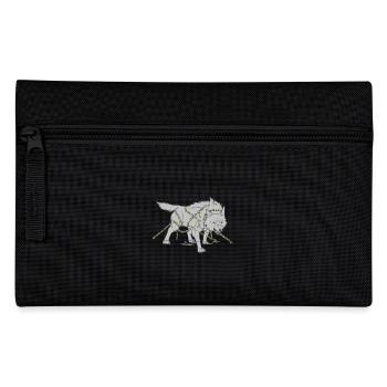 Wolf in Ketten - Federtasche - Schwarz - Vorne
