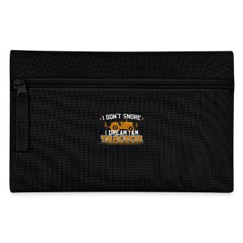 Cool I Dont Snore I Dream I At The Tractor T-Shirt - Pencil Case - black - Front