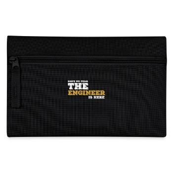 Ingenieur Engineer Techniker Geschenk Idee - Federtasche - Schwarz - Vorne