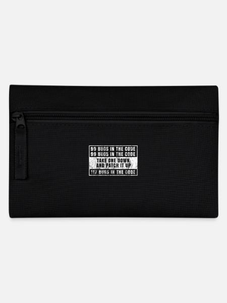 Programmierer Shirt Programmieren Sprüche Nerd - Federtasche - Schwarz