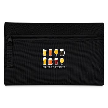 Diversité des célébrités - Design de bière artisanale - Trousse - noir - Devant