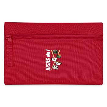 Sushi I Love Sushi Asian Cuisine Fast Food - Pencil Case - red - Front