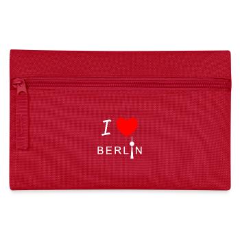 J'aime le cadeau de conception de chemise de Berlin - Trousse - rouge - Devant