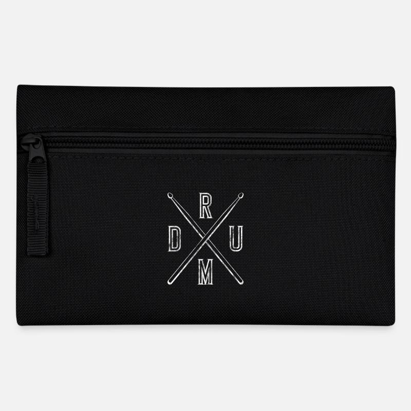 Gift drummer drummer drummer - Pencil Case - black