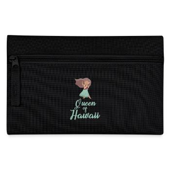 Königin von Hawaii - Federtasche - Schwarz - Vorne