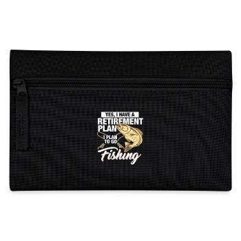 Angler fisherman fishing fishing fishing gift - Pencil Case - black - Front