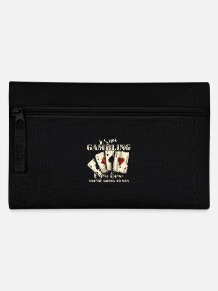 Poker-Shirt - Federtasche - Schwarz