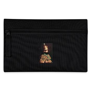 Haile Selassie Emperor of Ethiopia Jah Rastafari - Pencil Case - black - Front