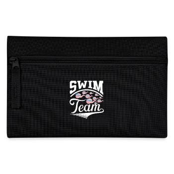 Swim Team fun pun sperm cell diving spermatozoon - Pencil Case - black - Front