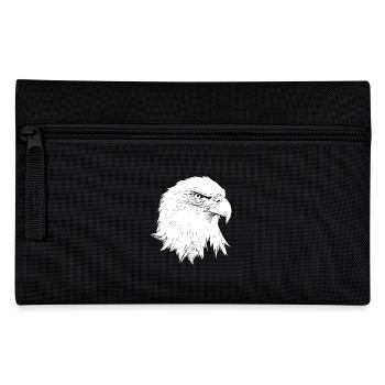 Eagle / Bald Eagle - Pencil Case - black - Front