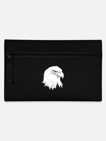 Eagle / Bald Eagle - Pencil Case - black