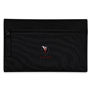 Elegant suit with tie motif - Pencil Case - black - Front