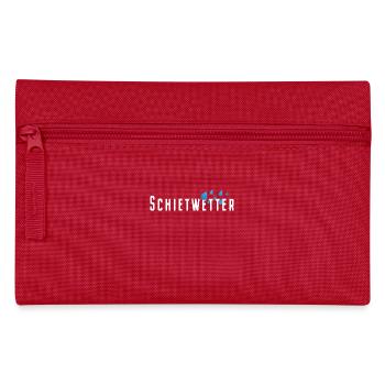 Schietwetter Regen Winter Herbst Hamburg Outdoor - Federtasche - Rot - Vorne