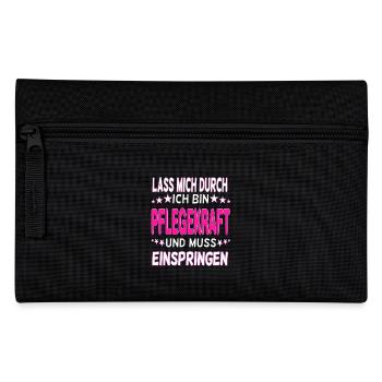 Nurse funny saying nurse geriatric care - Pencil Case - black - Front