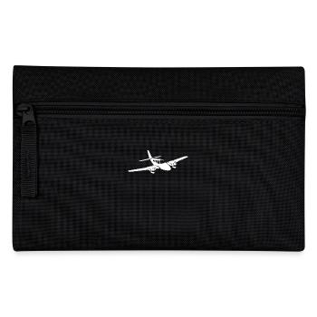 Airplane Propeller T-Shirt - Pencil Case - black - Front