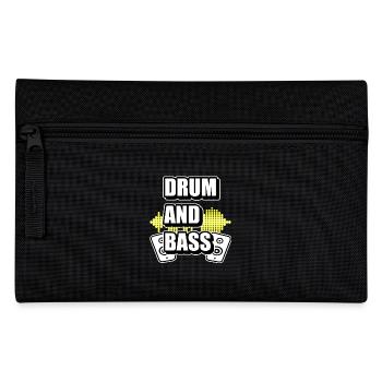 Drum and Bass, Musik DNB - Federtasche - Schwarz - Vorne