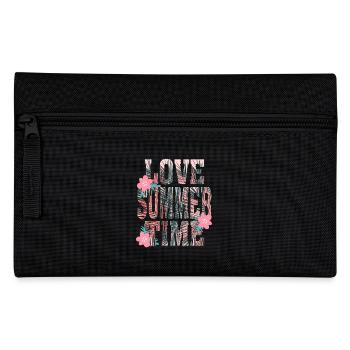 Love Summer Time Palmen Sommer Geschenk - Pencil Case - black - Front