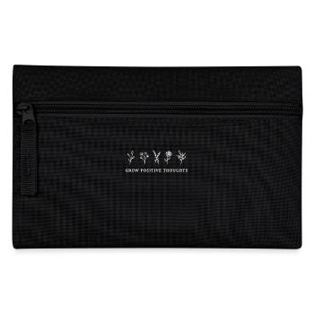 Grow Positive Thoughts Shirt Flowers T-shirt - Pencil Case - black - Front