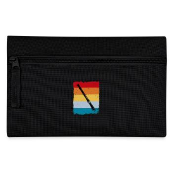 Flûte à bec rétro - Trousse - noir - Devant