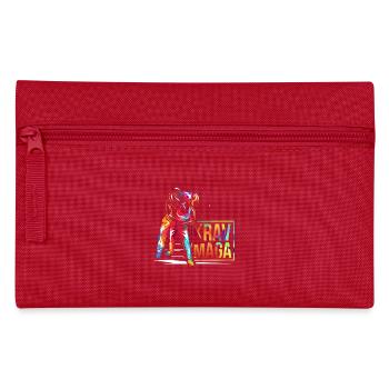 Krav Maga Geschenk - Federtasche - Rot - Vorne