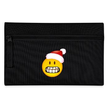 Smiley Glossy Desperate Christmas - Pencil Case - black - Front