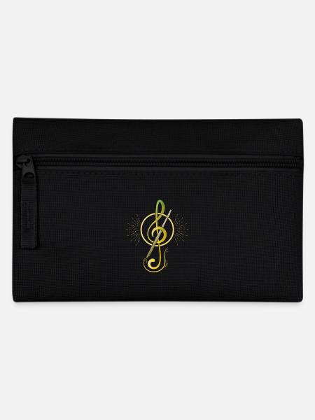Querflöte - Federtasche - Schwarz
