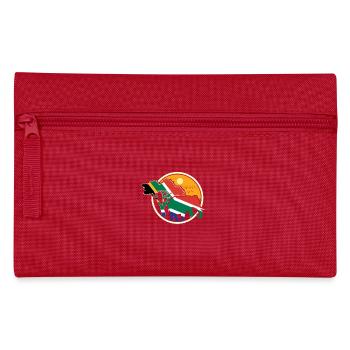 Südafrika - Federtasche - Rot - Vorne