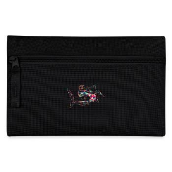 Silure géométrique coloré - Trousse - noir - Devant