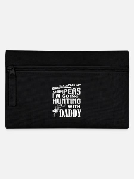 Hunting I'm Going Hunting With Daddy - Pencil Case - black