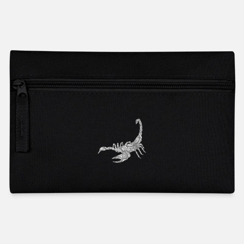 Skorpion - Federtasche - Schwarz