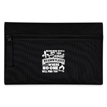 Scouting Never Mess With A Scout - Pencil Case - black - Front