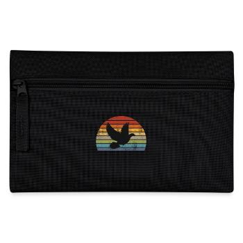 Pigeon Retro - Pencil Case - black - Front