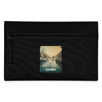 AMSTERDAM - Federtasche - Schwarz - Vorne