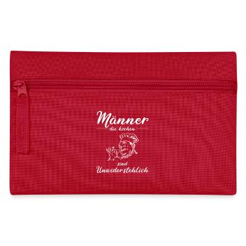 Cuisinier - Les hommes qui cuisinent sont irrésistibles - Trousse - rouge - Devant
