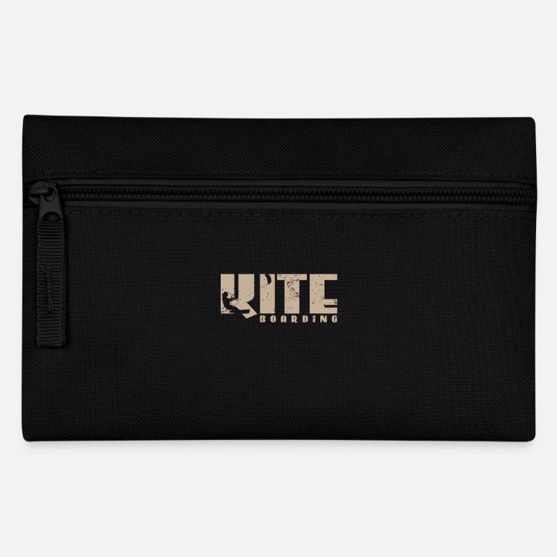 Kite Boarding - Federtasche - Schwarz
